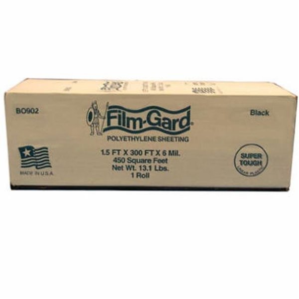 Berry Plastics Berry Plastics 626002 12 in. x 300 ft. 6 Mil; Black Linear Polyethylene Sheeting 704932